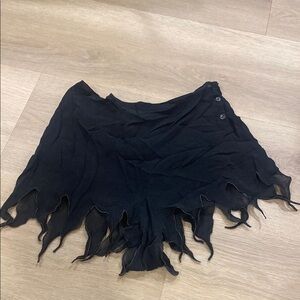 VINTAGE SAKS FIFTH AVENUE BY JOHN NORMAN NEW YORK SHEER BLACK HALLOWEEN SHORTS